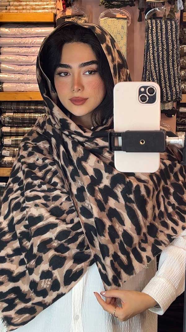 شال موهر پلنگی
