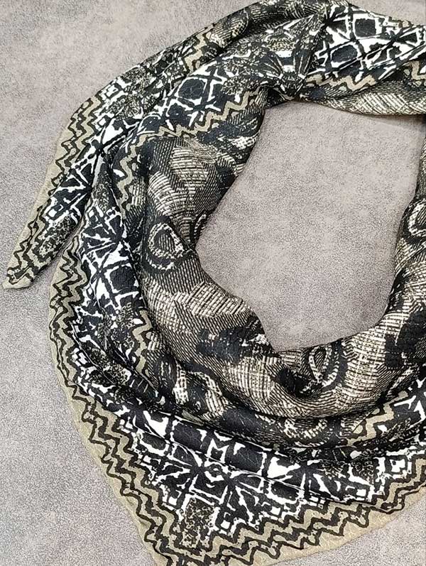 روسری چاپ خیس بسته6رنگی کد r141 (عمده)
