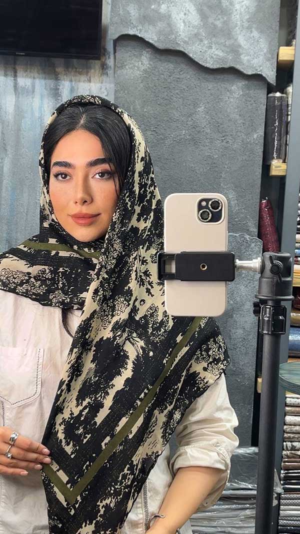 روسری چاپ خیس بسته6رنگی کد r142 (عمده)
