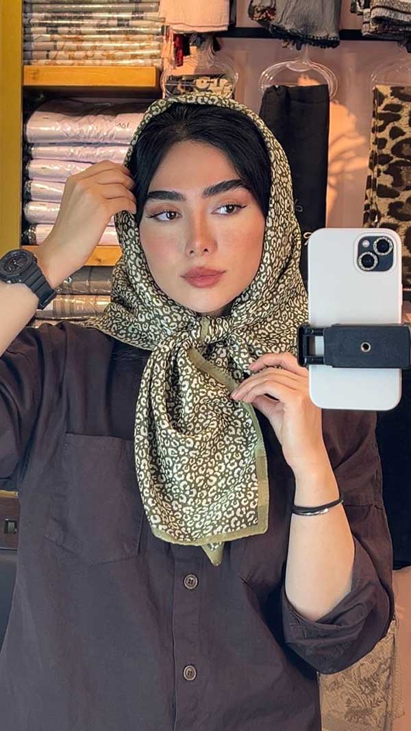 روسری چاپ خیس بسته6رنگی کد r143 (عمده)
