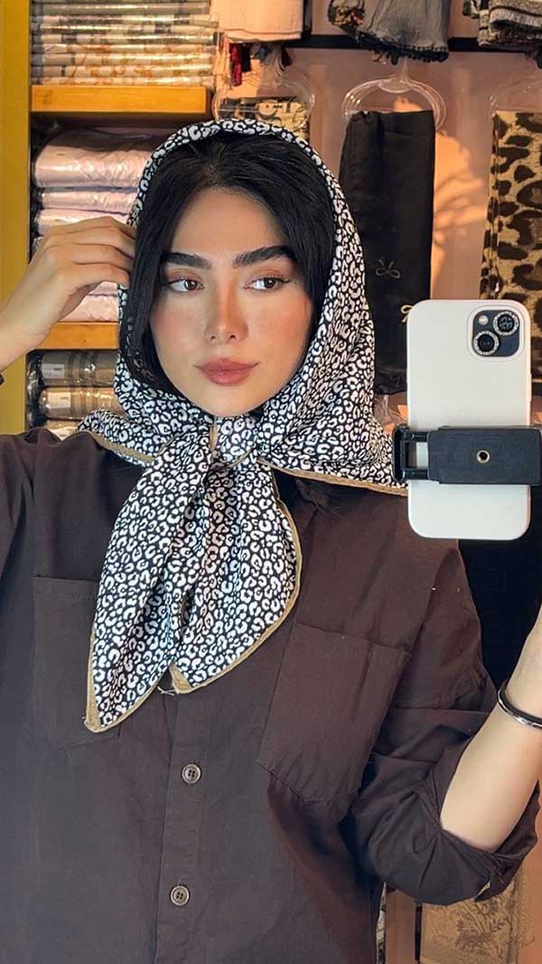 روسری چاپ خیس بسته6رنگی کد r143 (عمده)
