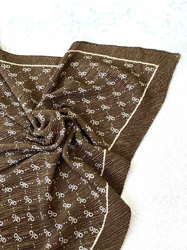 روسری پلیسه alo بسته6رنگی r146 (عمده)
