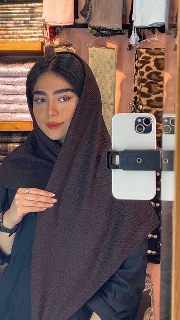 روسری درختی پلیسه بسته10رنگی کد rp7 (عمده)
