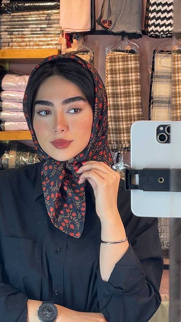 مینی اسکارف یلدایی بسته6طرحی کد mt84 (عمده)
