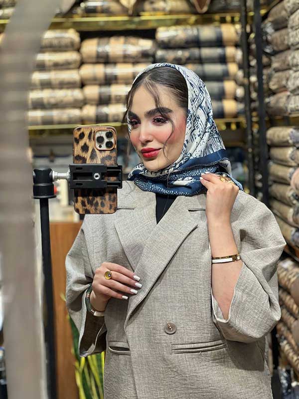 مینی اسکارف بسته4 رنگی کد mt86 (عمده)
