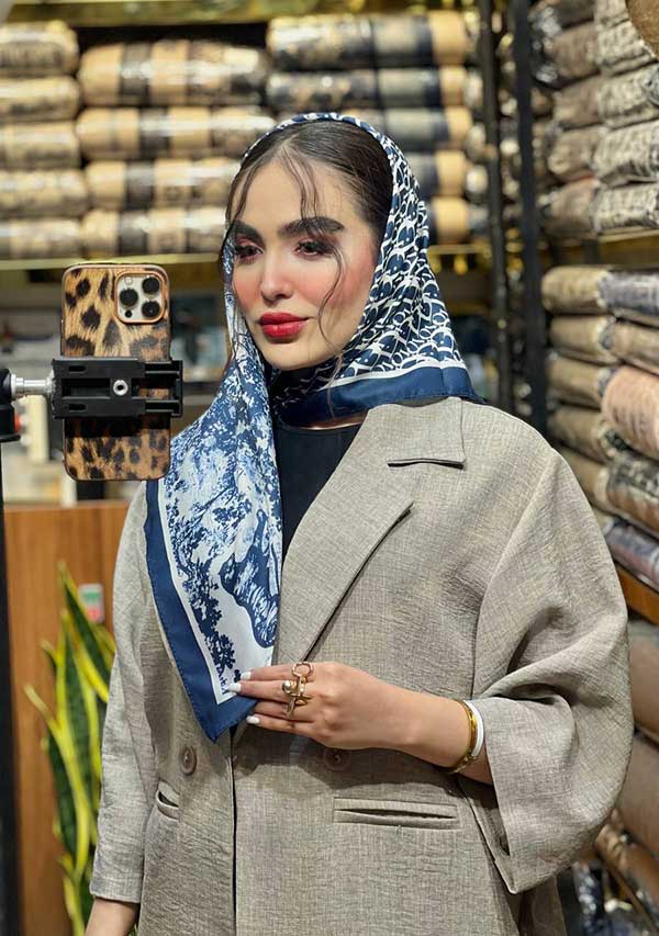 مینی اسکارف دیورجنگلی بسته4رنگی کد mt87 (عمده)
