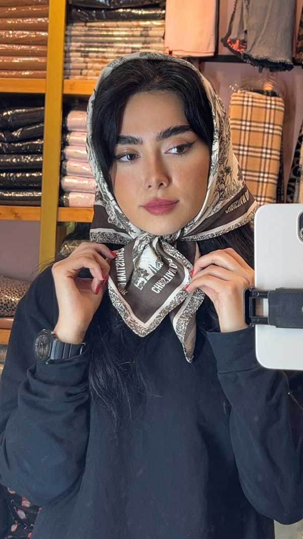 مینی اسکارف دیورجنگلی بسته5طرحی کد mt89 (عمده)
