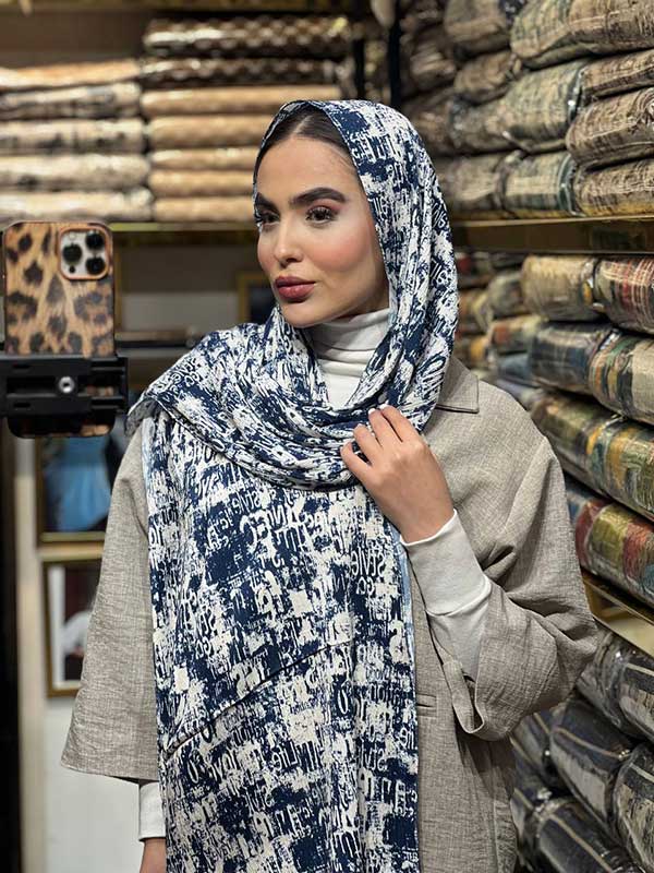 شال پلیسه برشکا پک سورمه ای بسته6طرحی کد sp54 (عمده)
