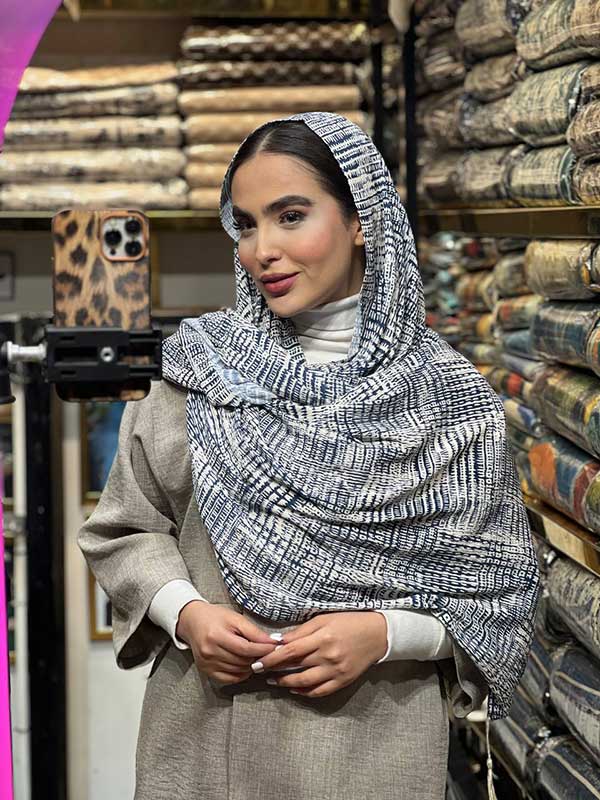 شال پلیسه برشکا پک سورمه ای بسته6طرحی کد sp54 (عمده)
