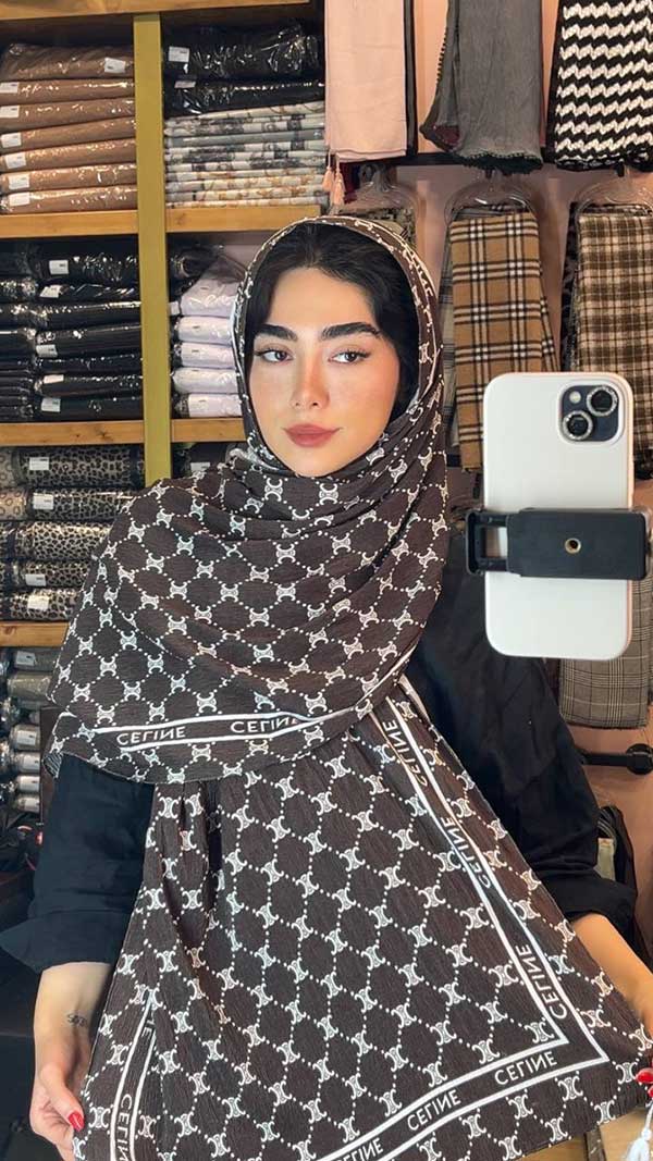 شال پلیسه برشکا پک قهوه ای بسته8طرحی کد sp56 (عمده)
