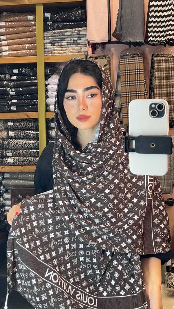 شال پلیسه برشکا پک قهوه ای بسته8طرحی کد sp56 (عمده)
