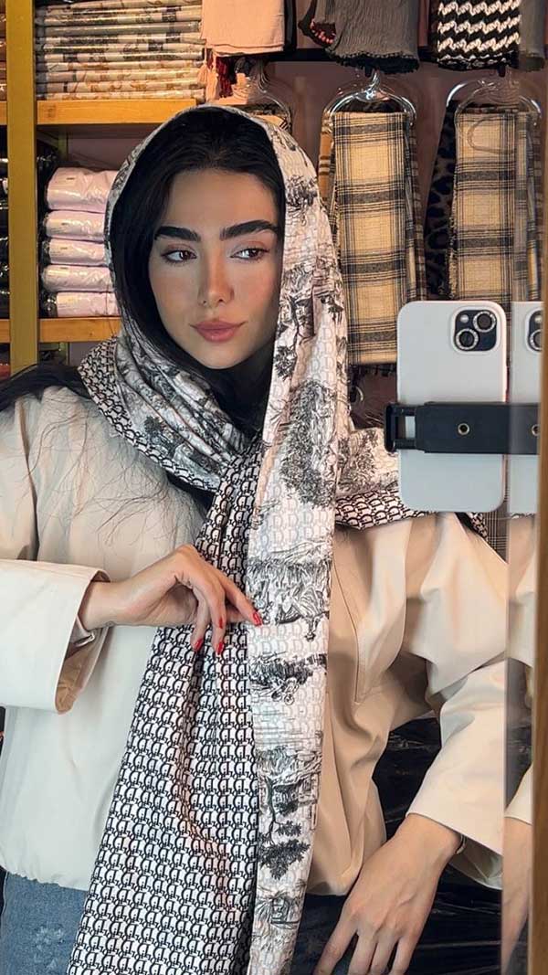 شال موهردورو دیورجنگل بسته4رنگی کد sc65 (عمده)
