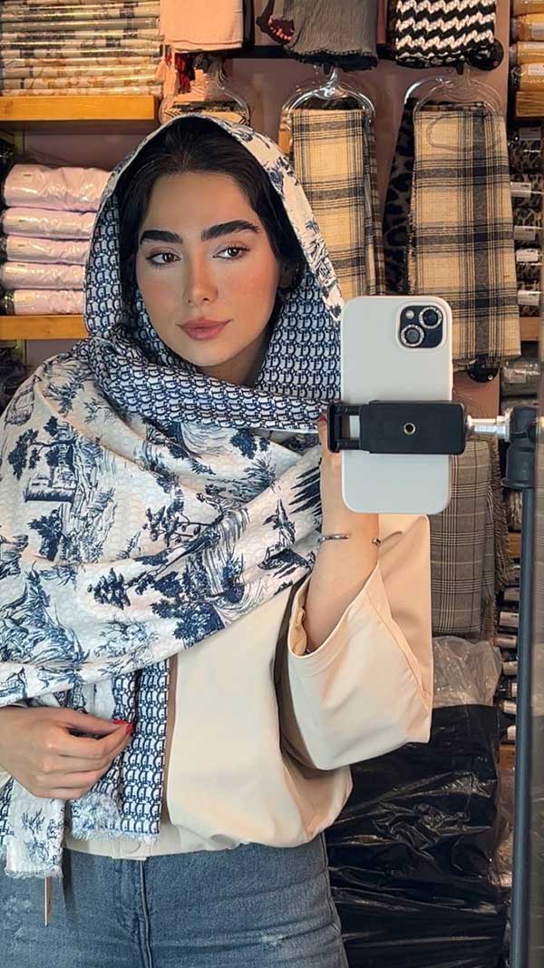 شال موهردورو دیورجنگل بسته4رنگی کد sc65 (عمده)
