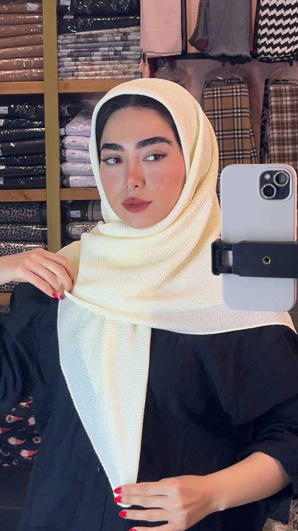 روسری پلیسه درختی بسته7رنگی کد rp8 (عمده)
