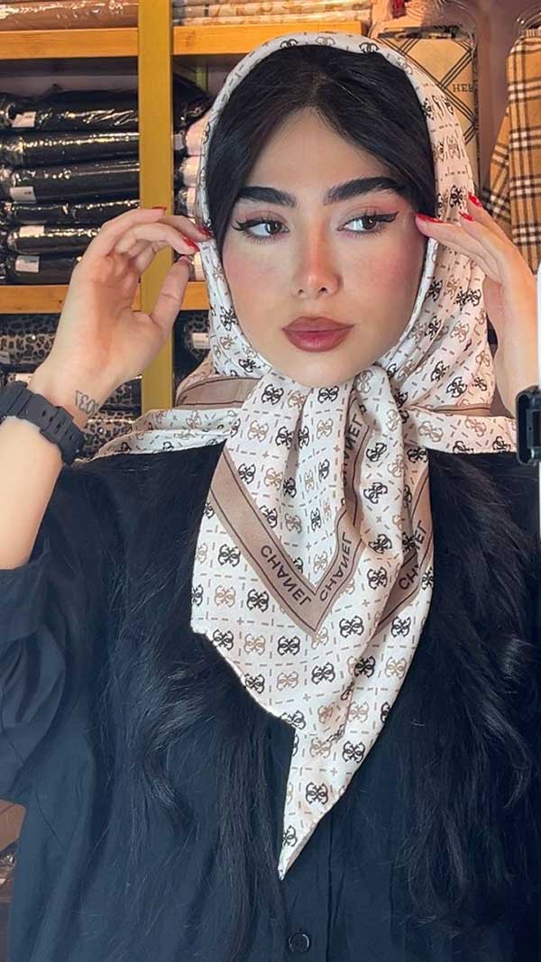 روسری طرح شنل بسته5رنگی کد r150 (عمده)
