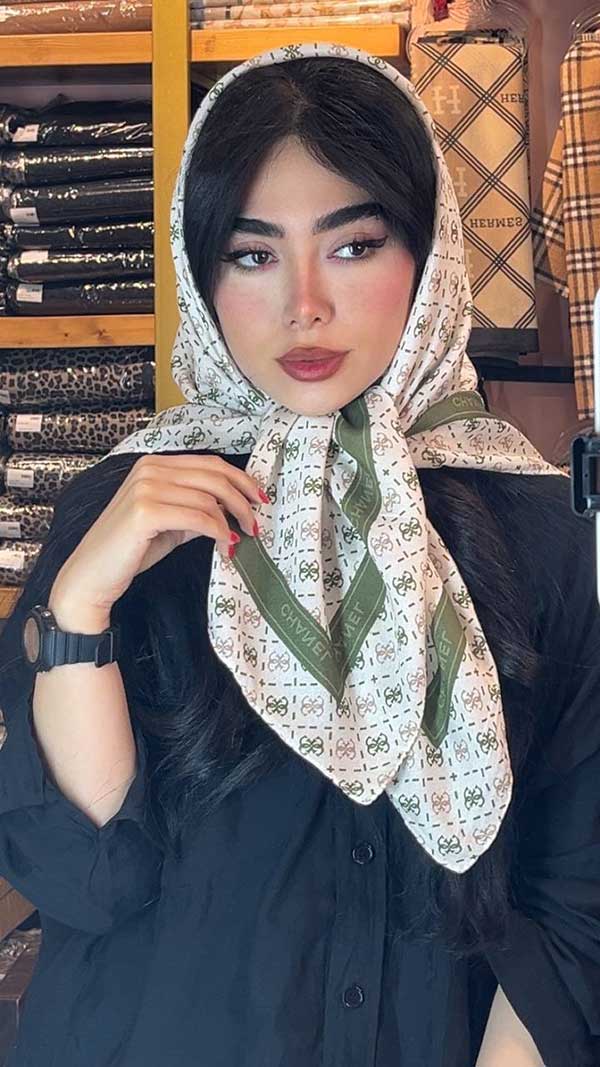 روسری طرح شنل بسته5رنگی کد r150 (عمده)
