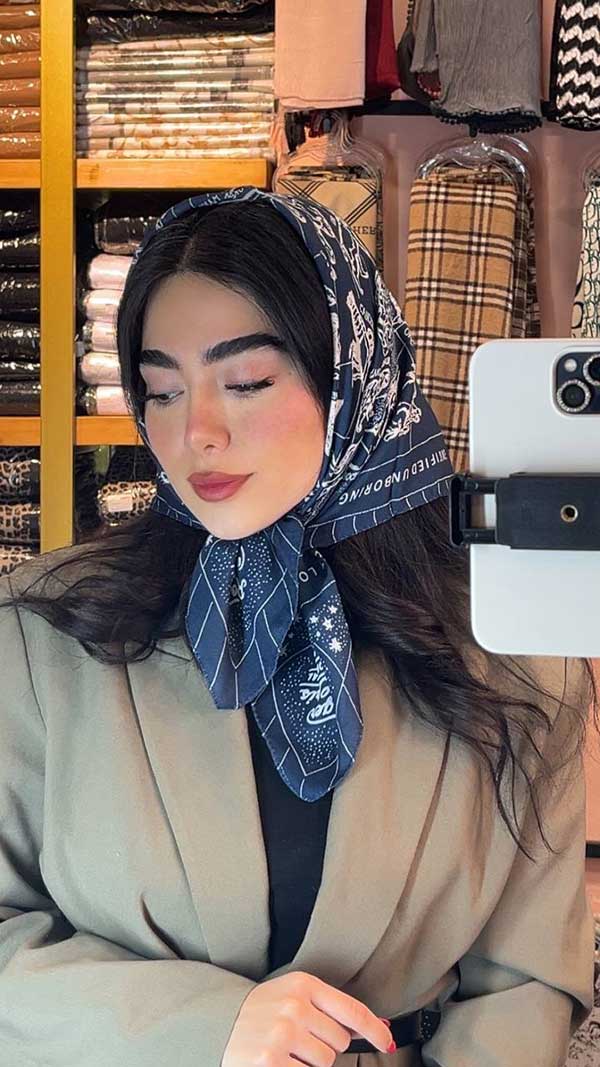 مینی اسکارف بسته4رنگی کد mt93 (عمده)
