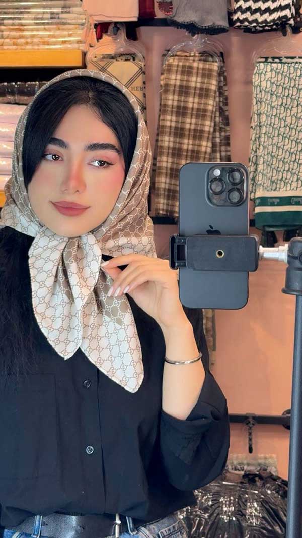 مینی اسکارف پک کرم بسته10طرحی کد mt94 (عمده)
