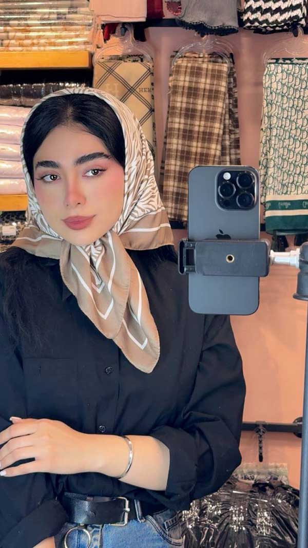 مینی اسکارف پک کرم بسته10طرحی کد mt94 (عمده)
