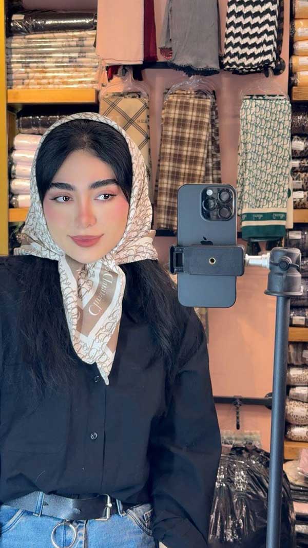 مینی اسکارف پک کرم بسته10طرحی کد mt94 (عمده)
