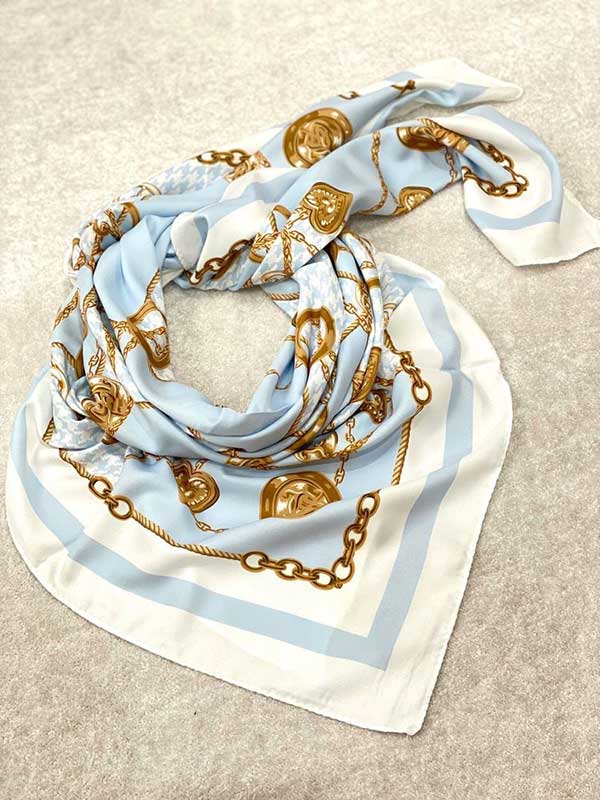 روسری ابریشم توییل بسته6رنگی کد r155 (عمده)
