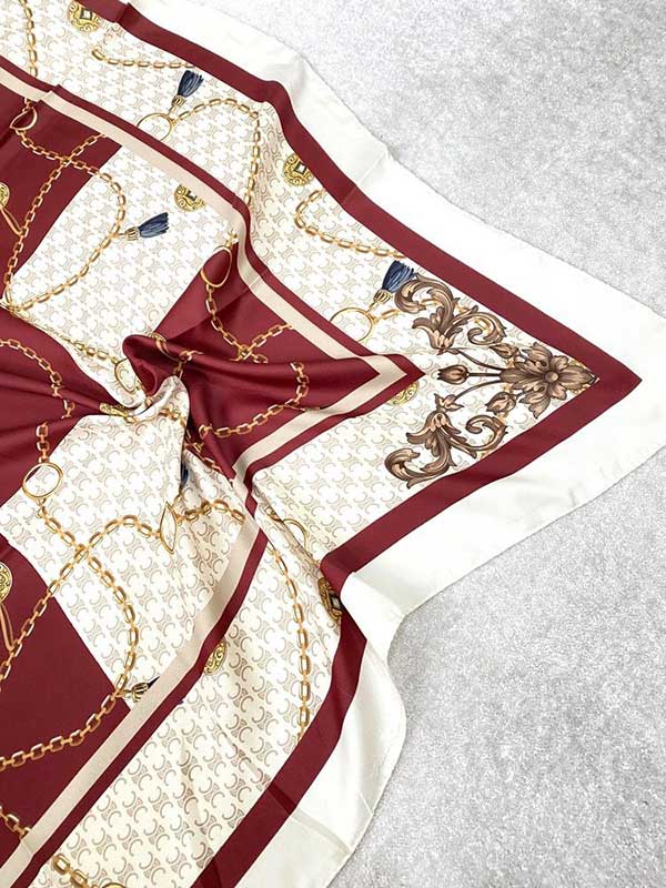 روسری ابریشم توییل بسته4رنگی کد r160 (عمده)
