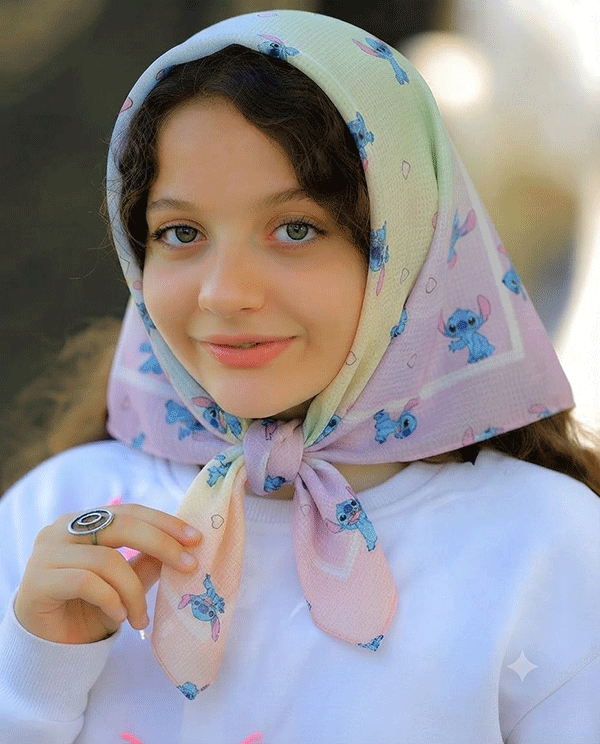 روسری بچگانه بسته6طرحی کد mt95 (عمده)
