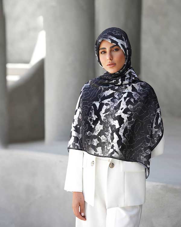 روسری گارزا دستدوز بسته7رنگی کد r163 (عمده)
