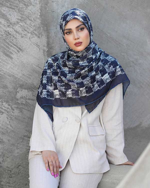 روسری گارزا دستدوز بسته5رنگی کد r166 (عمده)
