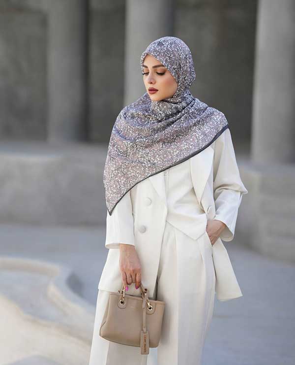 روسری گارزا دستدوز بسته5رنگی کد r167 (عمده)
