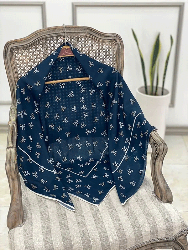 روسری پاپیون بسته7نگی کد r171 (عمده)
