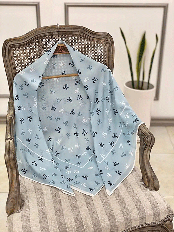 روسری پاپیون بسته7نگی کد r171 (عمده)

