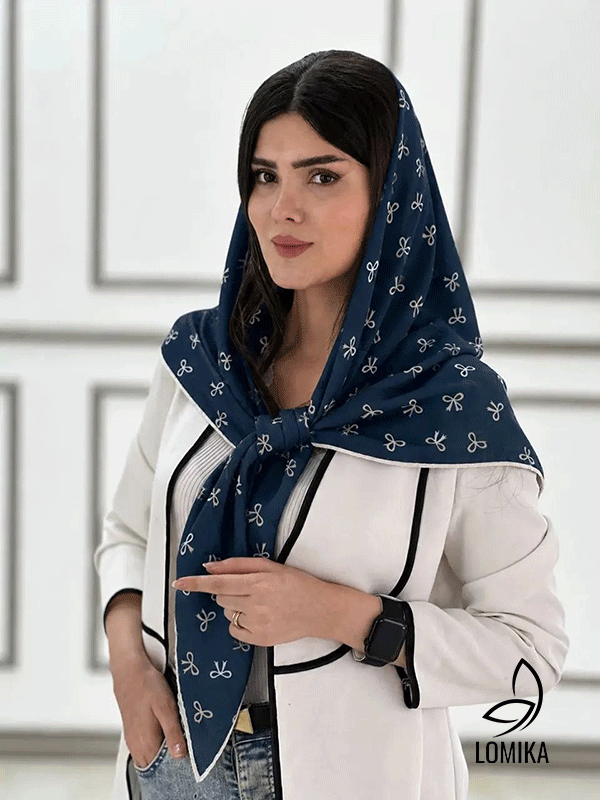 روسری پاپیون بسته7نگی کد r171 (عمده)
