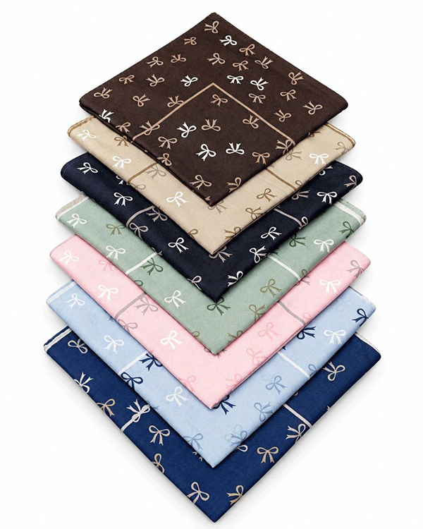 روسری پاپیون بسته7نگی کد r171 (عمده)
