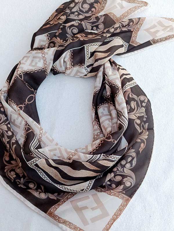 روسری حریردستدوز بسته6رنگی کد r173 (عمده)
