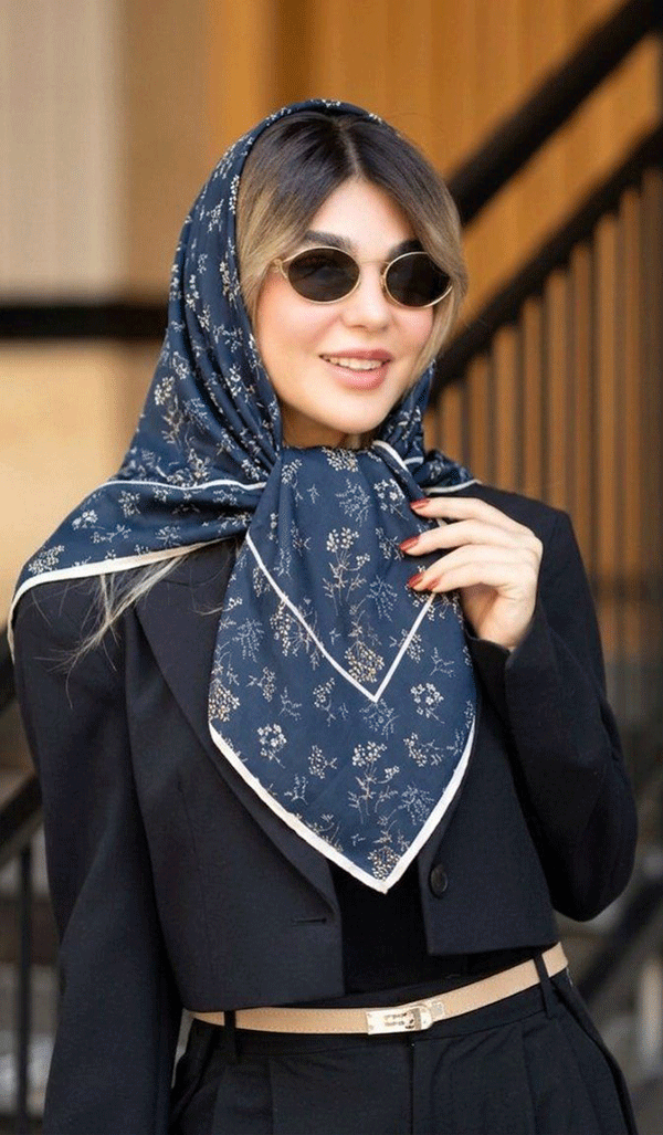 روسری حریردستدوز پک سورمه ای بسته6طرحی کد r175 (عمده)
