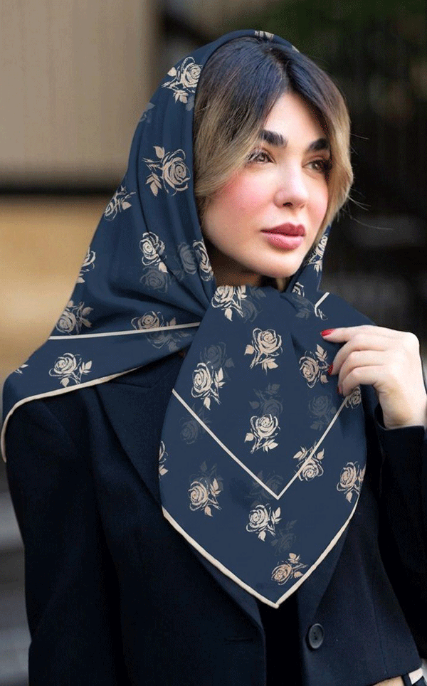روسری حریردستدوز پک سورمه ای بسته6طرحی کد r175 (عمده)
