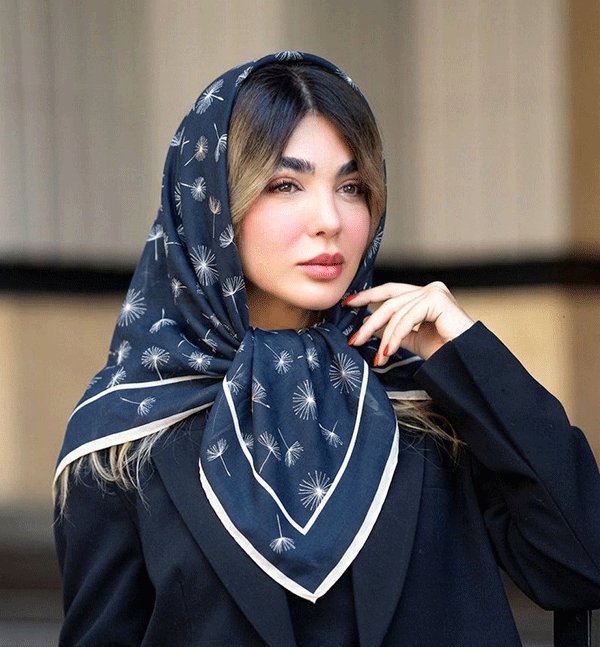 روسری حریردستدوز پک سورمه ای بسته6طرحی کد r175 (عمده)

