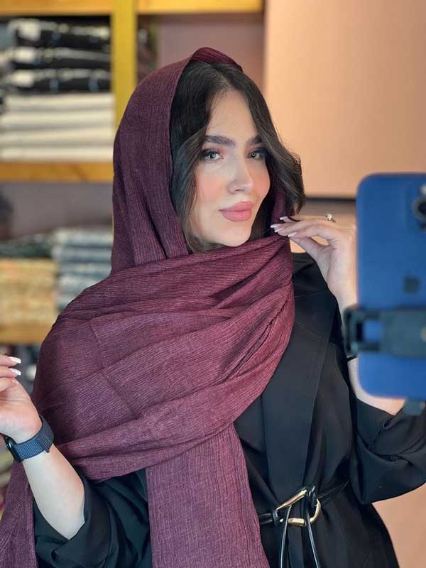 شال پلیسه سنگشور بسته12 رنگی کد sp80 (عمده)
