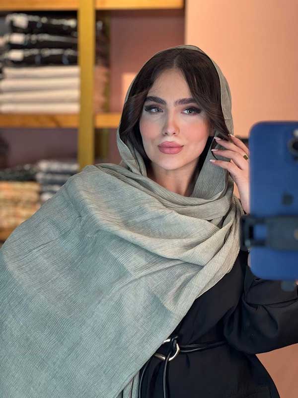 شال پلیسه سنگشور بسته12 رنگی کد sp80 (عمده)
