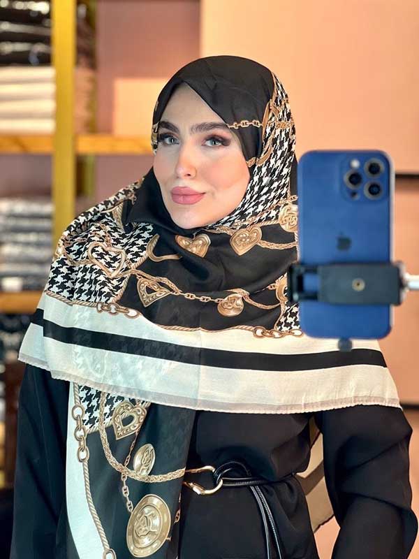 روسری حریر دستدوز بسته6رنگی کد r192 (عمده)
