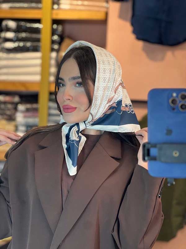مینی اسکارف ابریشم توییل بسته6رنگی کد mt107 (عمده)
