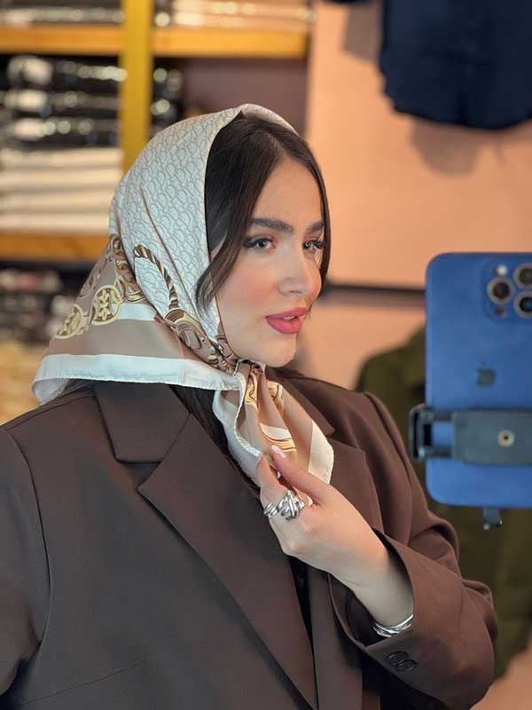مینی اسکارف ابریشم توییل بسته6رنگی کد mt109 (عمده)
