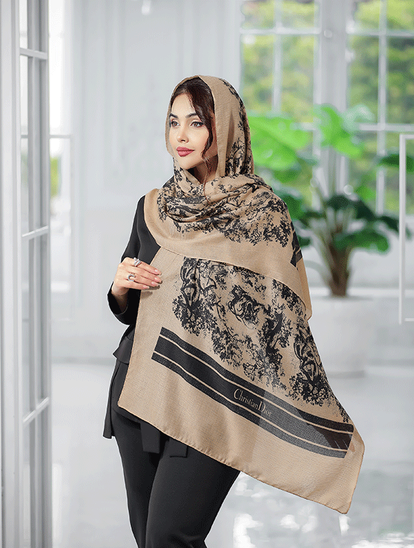 شال چاپی دیورجنگلی بسته3رنگی کد sh81 (عمده)

