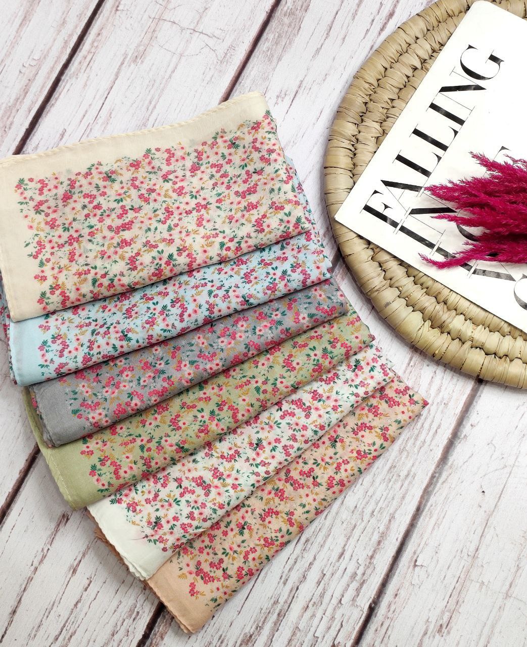 روسری طرحدار بسته6رنگی کد r24 (عمده)
