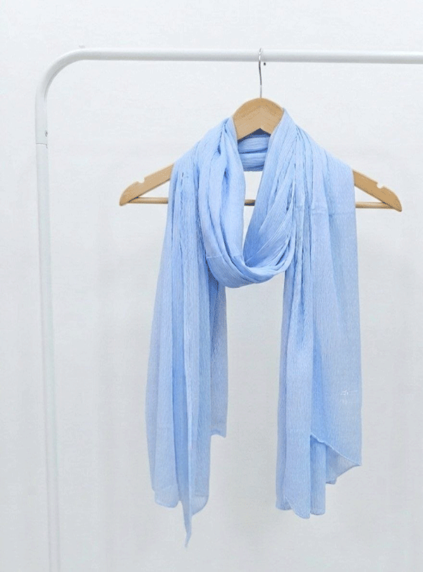 شال پلیسه حریر بسته12رنگی کد sp95 (عمده)
